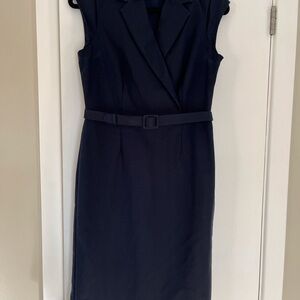 Banana Republic Navy Sleeveless Dress